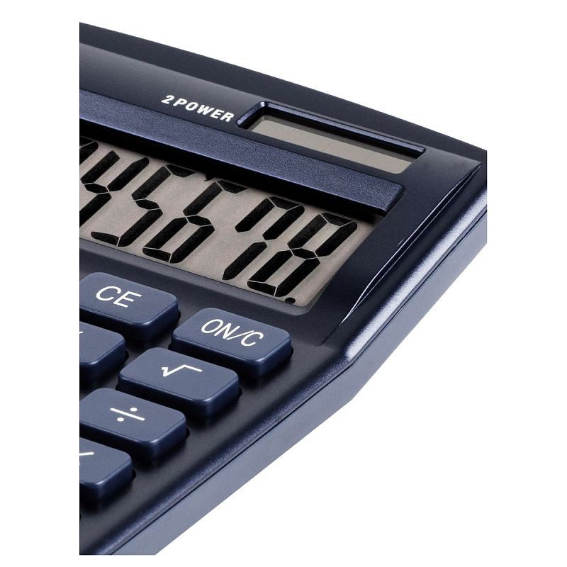 Калькулятор настольный Eleven SDC-805NR-NV, 8 разр., двойное питание, 127*105*21мм, темно-синий