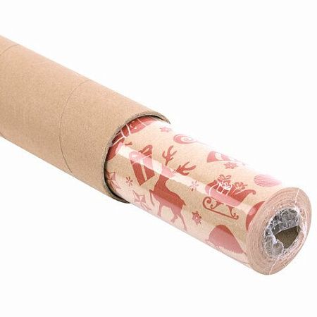 Бумага упаковочная крафт BIG SIZE новогодняя "Christmas Party", 0,7х10 м, ЗОЛОТАЯ СКАЗКА, 591947