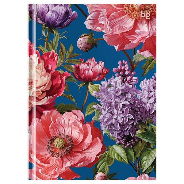 Бизнес-блокнот А6, 64л., BG "Flowers. Spring", глянцевая ламинация