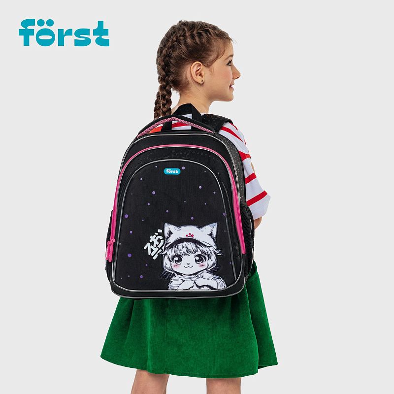 Ранец Först F-Base "Plush Dream" 36*29*17см, 3 отделения, 2 кармана, анатомическая спинка 