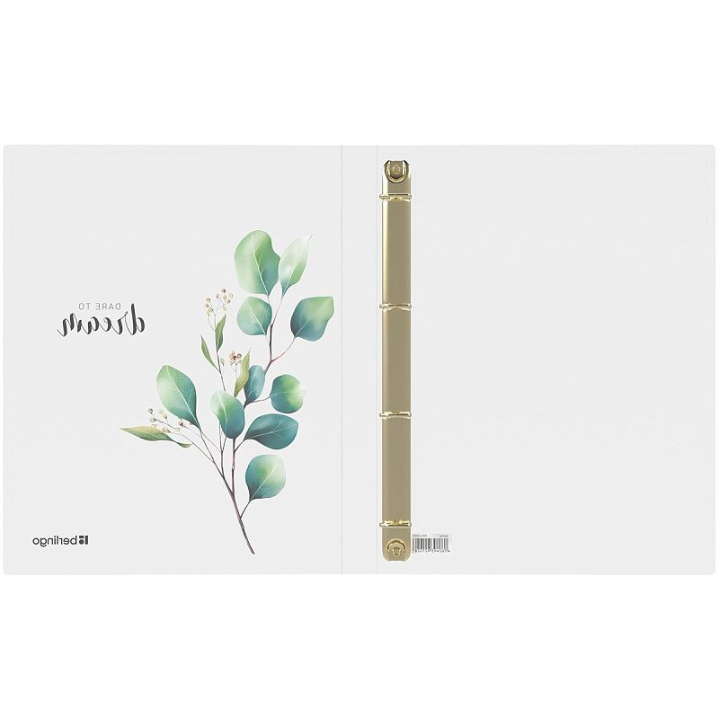 Папка на 4 кольцах Berlingo "Spring", 24мм, 600мкм, с рисунком, D-кольца 