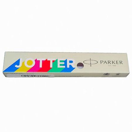 Ручка шариковая PARKER "Jotter Orig Blue", корпус синий, детали нержавеющая сталь, синяя, RG0033170 