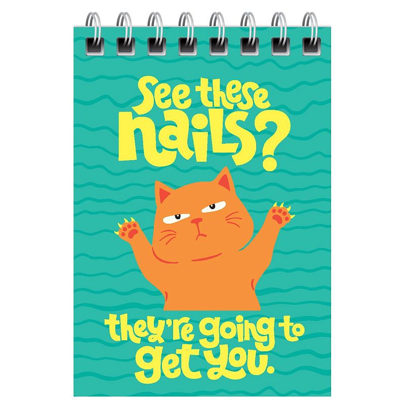 Блокнот А7 40л. на гребне BG "Funny picture"