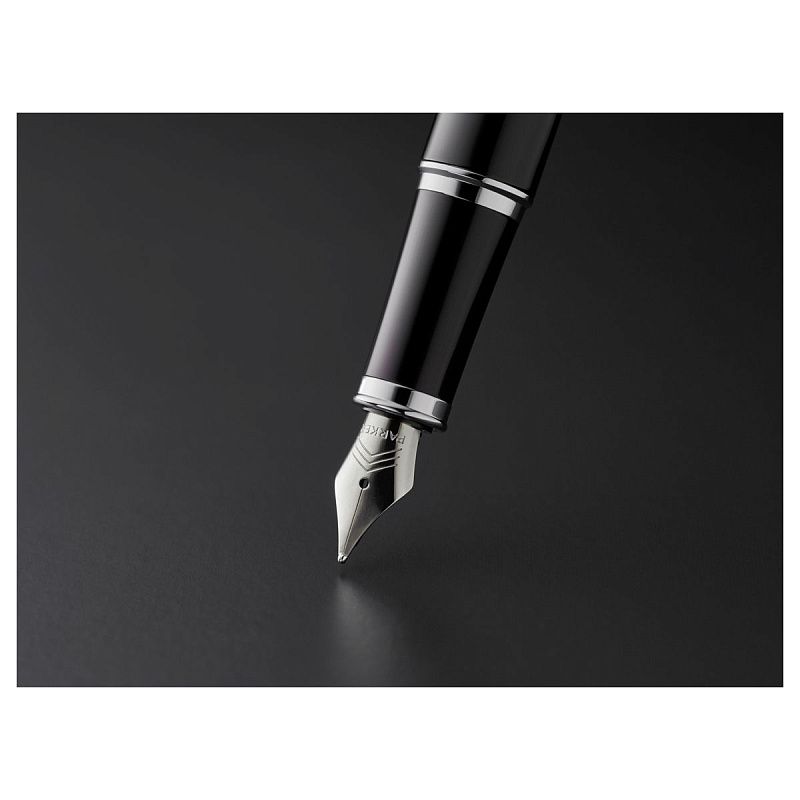 Ручка перьевая Parker "IM Black CT" синяя, 0,8мм, подарочная упаковка 