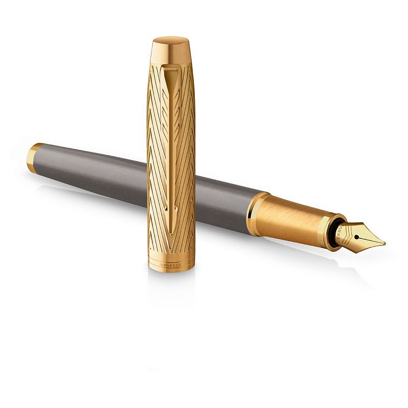 Ручка перьевая Parker "IM PRM ARROW GT" синяя 0,8мм, подарочная упаковка 