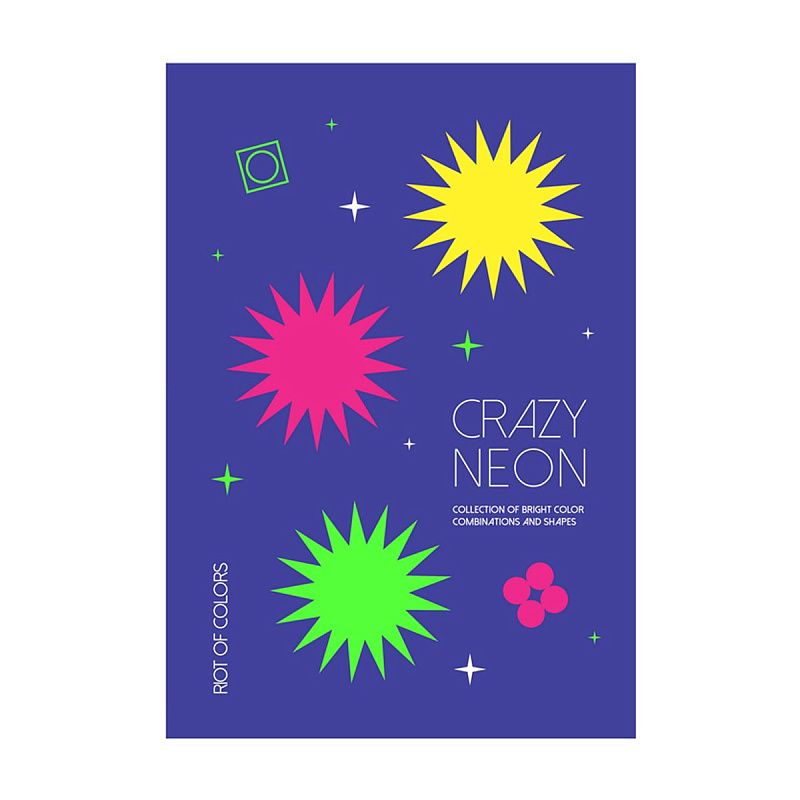 Тетрадь 96л., А4, клетка BG "Crazy neon", неоновая краска