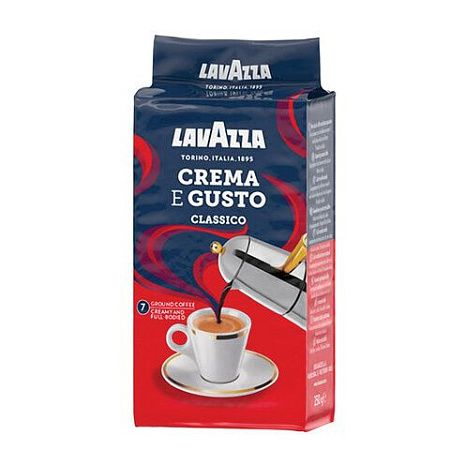 Кофе молотый LAVAZZA "Crema E Gusto", 250 г, 3876