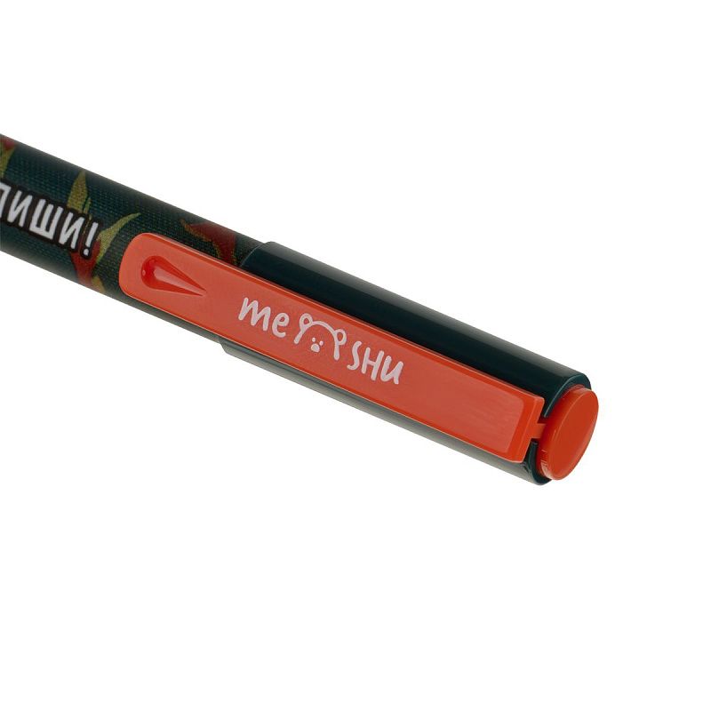 Ручка гелевая стираемая MESHU "Moody cats" синяя, 0,5мм, корпус ассорти 