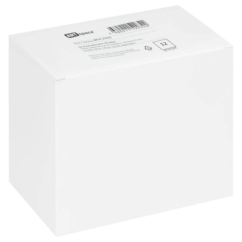 Набор шариковых ручек ArtSpace "Рисунки. Funny animals", 10шт., 10цв., 1,0мм, европодвес 