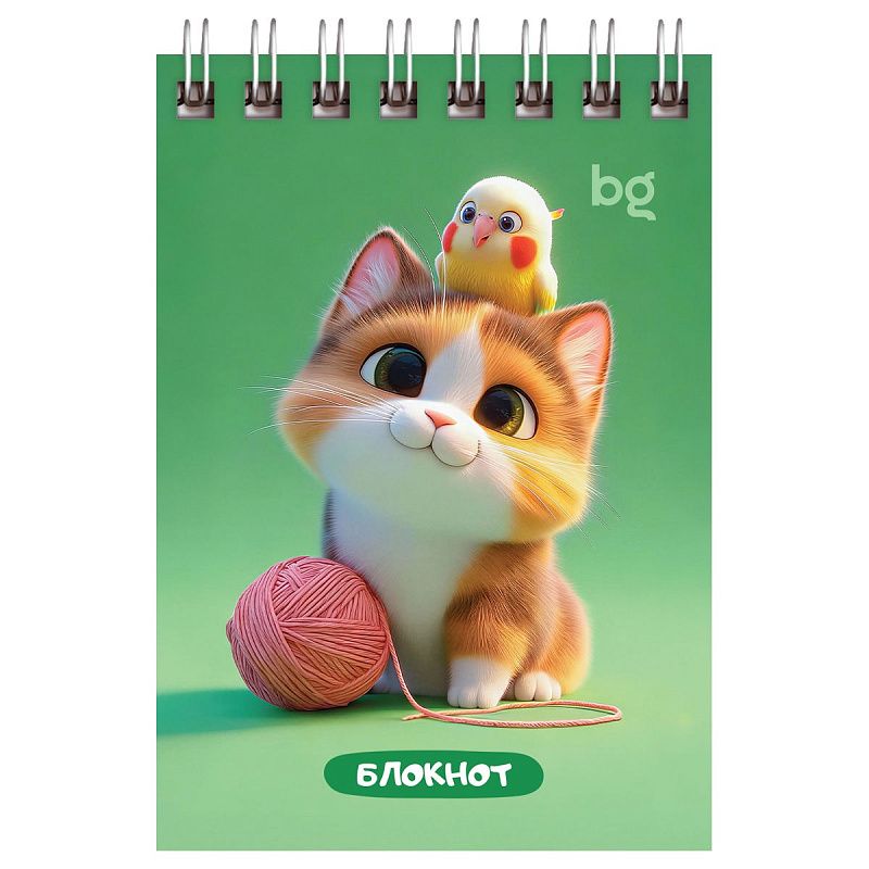 Блокнот А7 40л. на гребне BG "Микс"