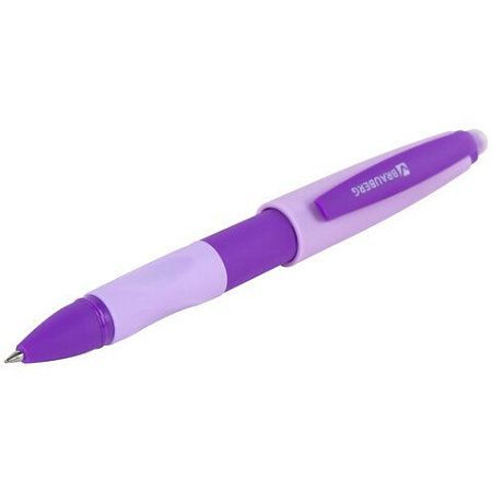Ручка стираемая гелевая с эргономичным грипом BRAUBERG REPEAT COLOR, СИНЯЯ, ассорти, узел 0,7 мм, линия письма 0,5 мм,144072 