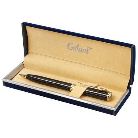 Ручка подарочная шариковая GALANT "TINTA MARBLE", корпус коричневый, золотистые детали, узел 0,7 мм, синяя, 143501 
