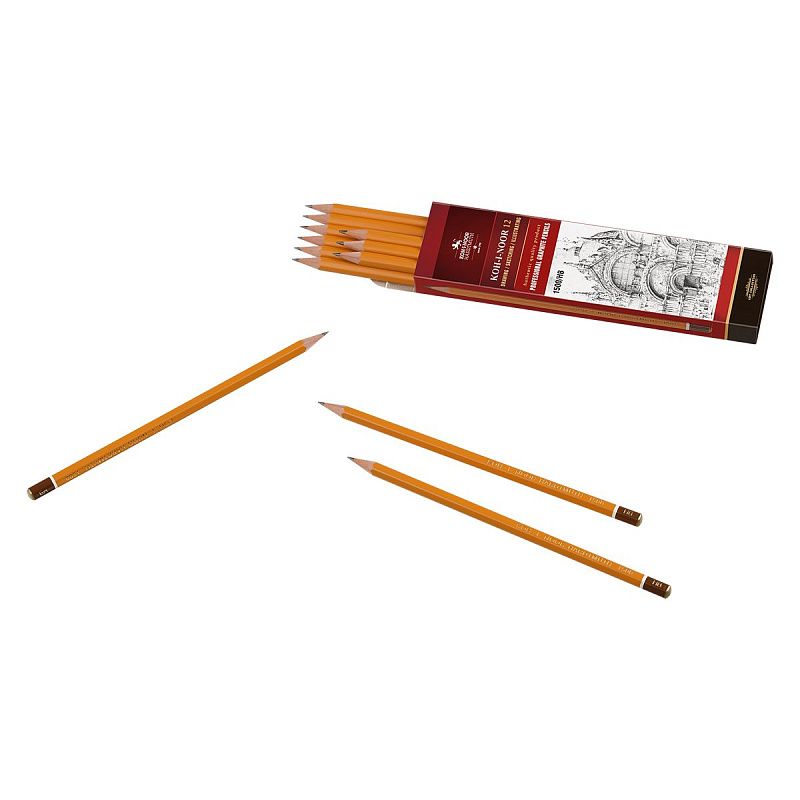 Карандаш ч/г Koh-I-Noor "1500" HB, заточен. 