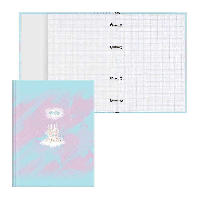 Тетрадь на кольцах А5, 160л., BG "Fluffy", матовая ламинация