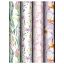 Упаковочная бумага глянц. 70*100см, MESHU "Bouquet", 80 г/м2, ассорти, 4 дизайна
