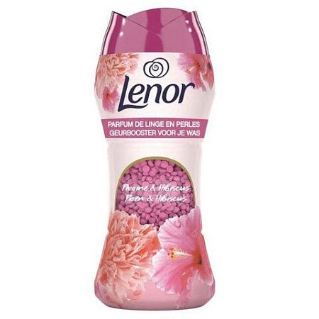 Кондиционер для белья в гранулах 210 г, LENOR "Pivoine & Hibiscus", пион и гибискус 