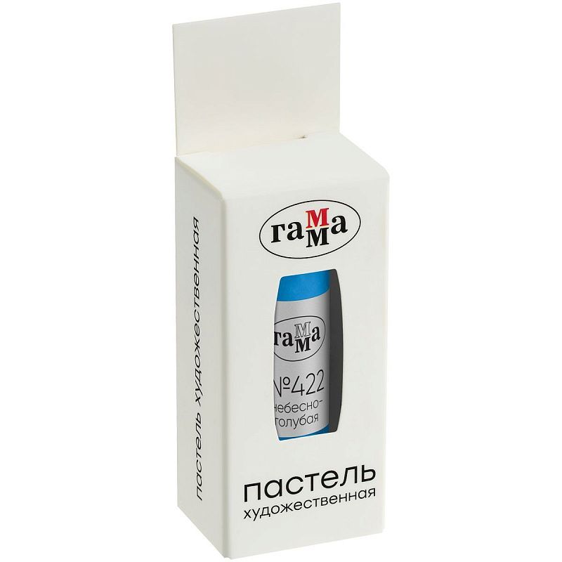 Пастель художественная Гамма, небесно-голубая № 422, штучная, картон. упаковка