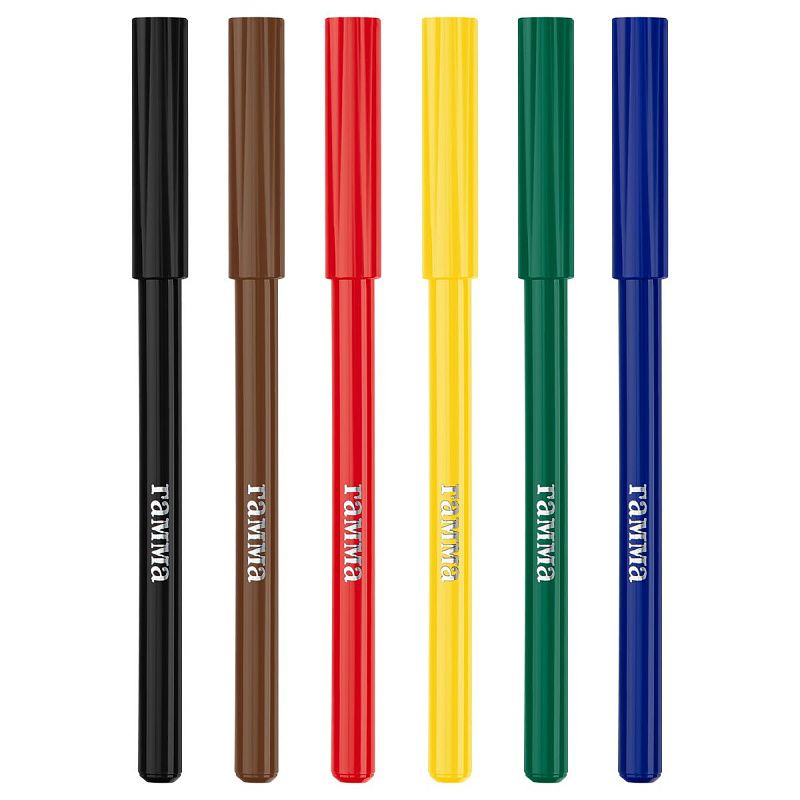 Фломастеры Гамма "Мультики", 06цв., смываемые, картон. упак., европодвес