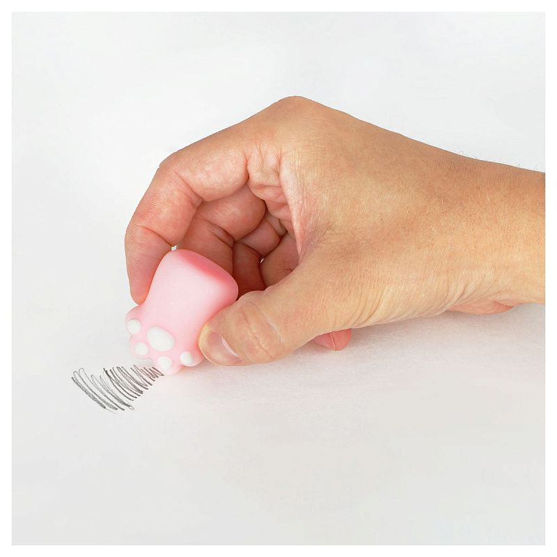 Ластик MESHU "Paw", ПВХ, 35*30*75мм 