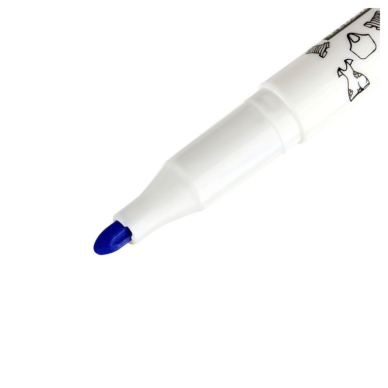 Маркер для ткани Luxor "Fabric" синий, пулевидный, 1-2мм 