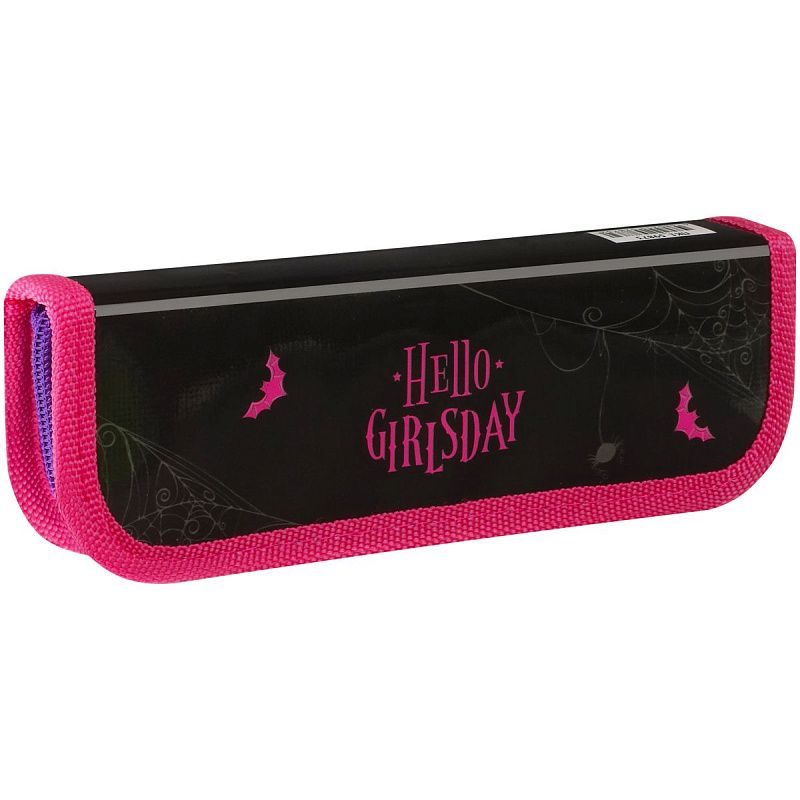 Пенал 1 отделение, 190*60 ArtSpace "Girlsday", ламинированный картон 