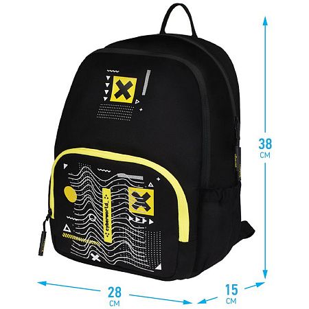 Рюкзак Berlingo Light "Cyber world" 39,5*28*16см, 2 отделения, 3 кармана, уплотненная спинка 