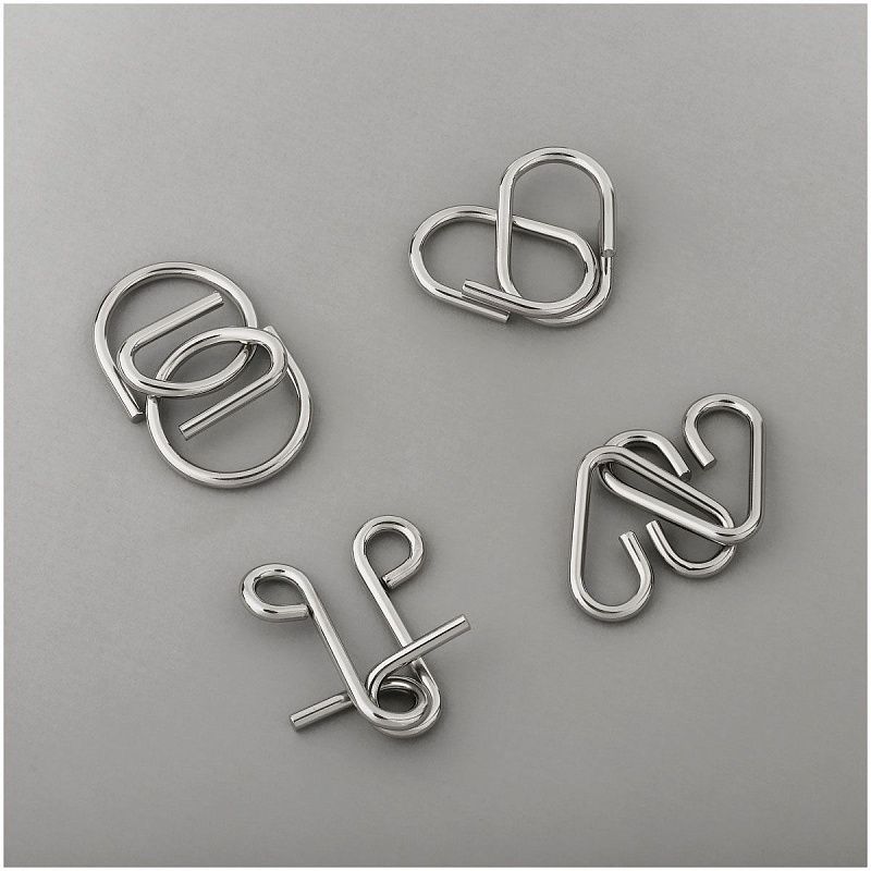 Набор металлических головоломок ТРИ СОВЫ, 18шт., картонная коробка 