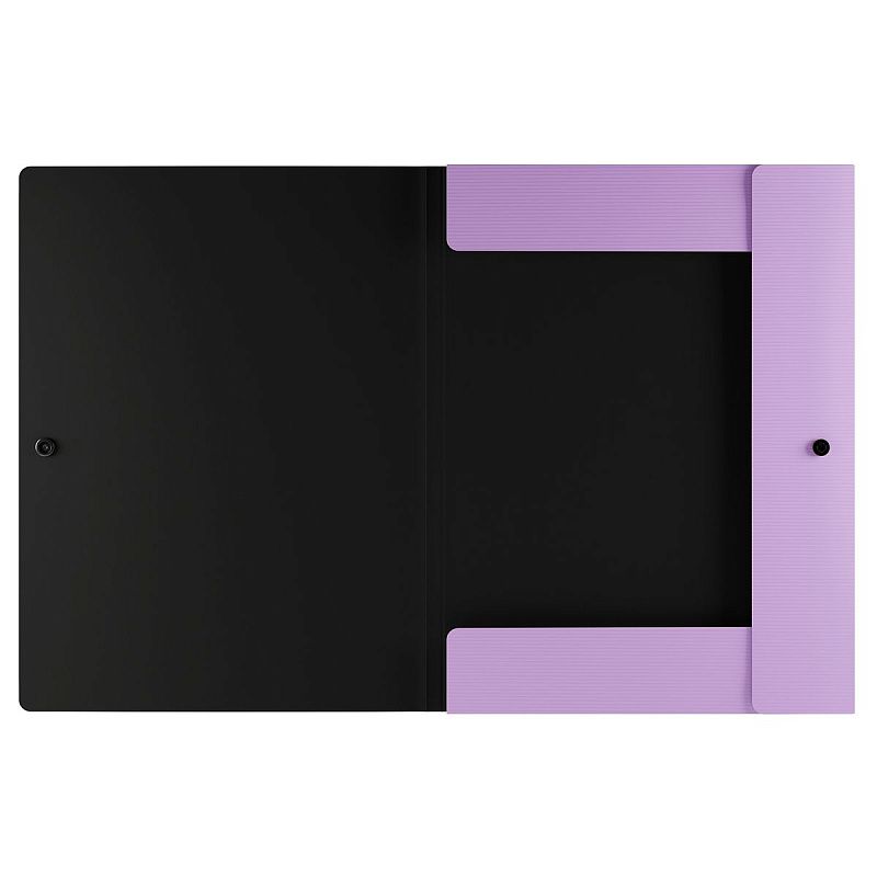 Папка на кнопке Berlingo "Instinct" А4, пластик, 600мкм, лаванда 