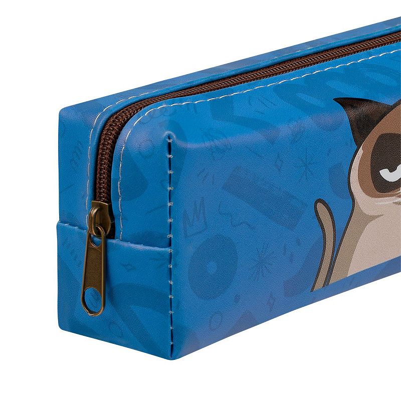 Пенал мягкий 200*55*40 MESHU "Поспал Аль денте", искусственная кожа 