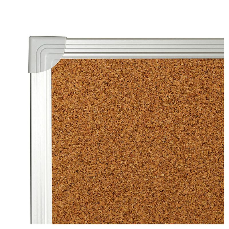 Доска пробковая OfficeSpace, 100*150см, алюминиевая рамка