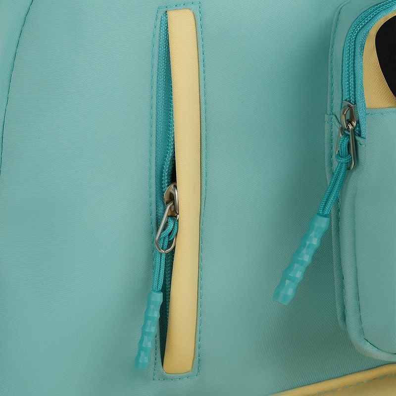 Рюкзак MESHU "Cloud green", 43*30*13см, 1 отделение, 5 карманов, уплотненная спинка,  в комплекте пенал 20*6см 