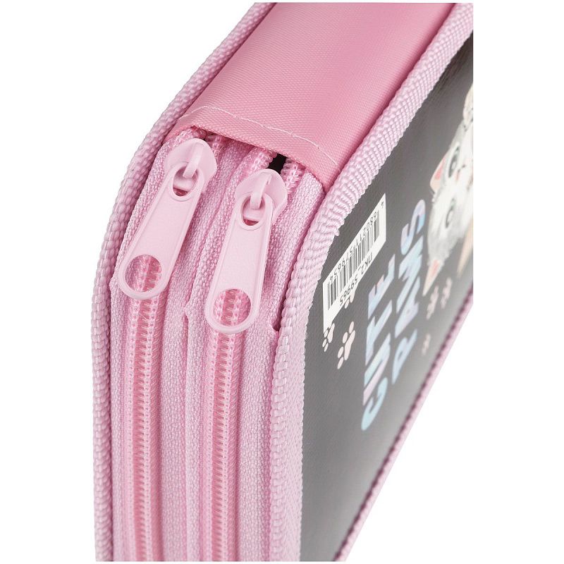 Пенал 2 отделения, 190*105 ArtSpace "Cute Paws", ламинированный картон 