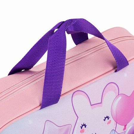 Папка на молнии с ручками BRAUBERG KIDS А4, 1 отделение, полиэстер, 80 мм, Dreamy clouds, 273314 