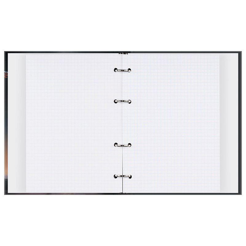 Тетрадь на кольцах А5, 160л., BG "Котики-самураи", глянцевая ламинация