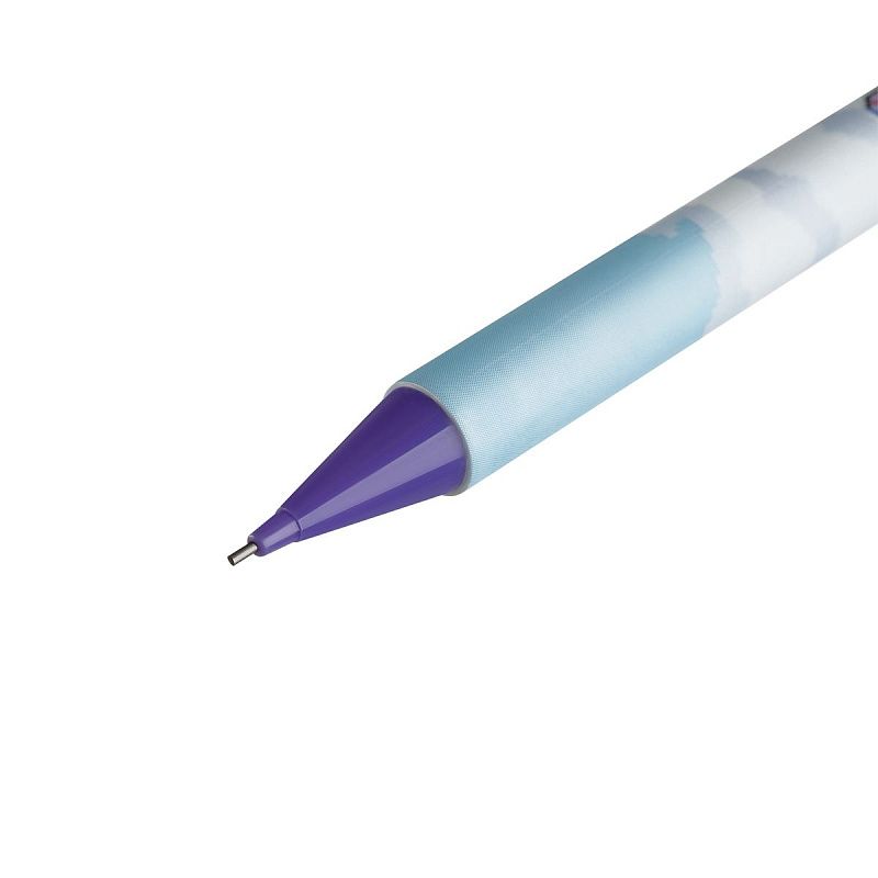 Карандаш механический MESHU "Pixel", печать на корпусе, с ластиком, 0,7мм, ассорти 