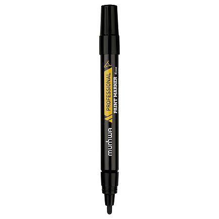 Маркер-краска MunHwa "Professional Paint Marker" черная, 4мм, нитро-основа 