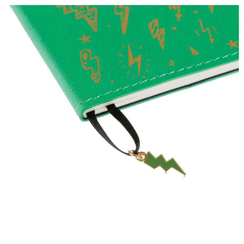 Дневник 1-11 кл. 48л. ЛАЙТ BG "Zigzag", иск. кожа, тиснение фольгой, декоративная фигурка из эмали на закладке-ляссе