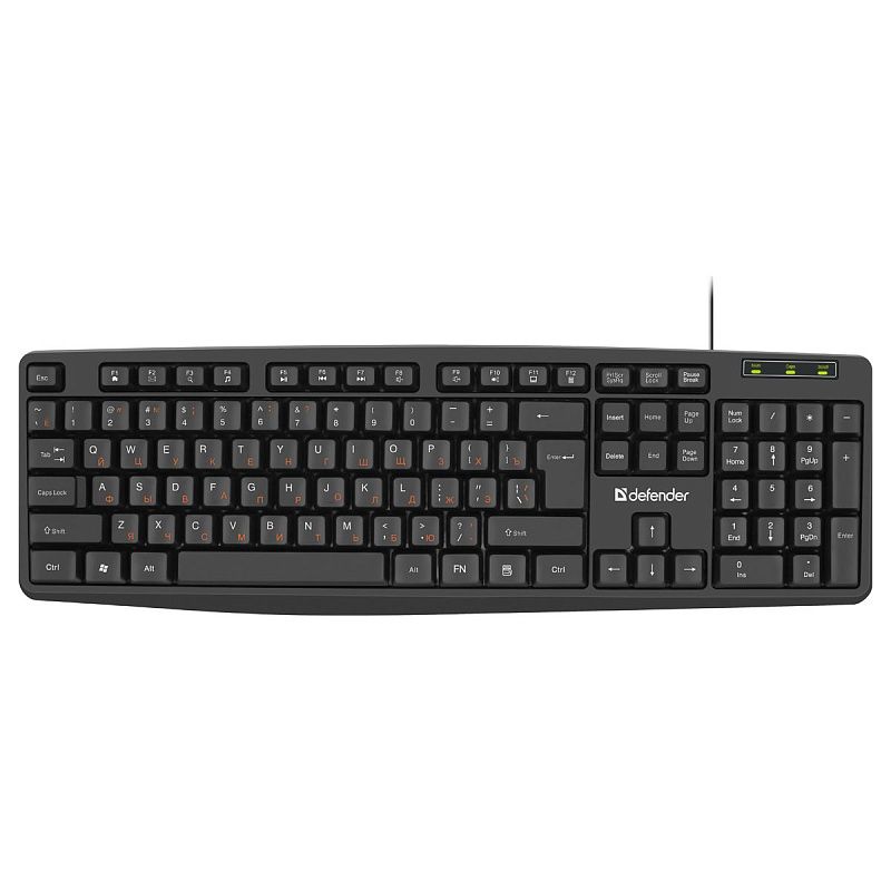 Клавиатура Defender Concept HB-164, USB, черный