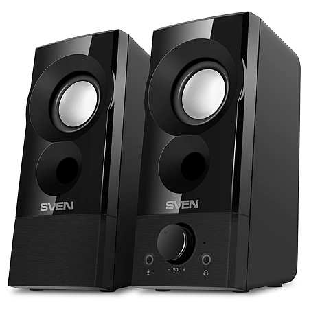 Колонки Sven 357, 2*3W, питание через USB, черный