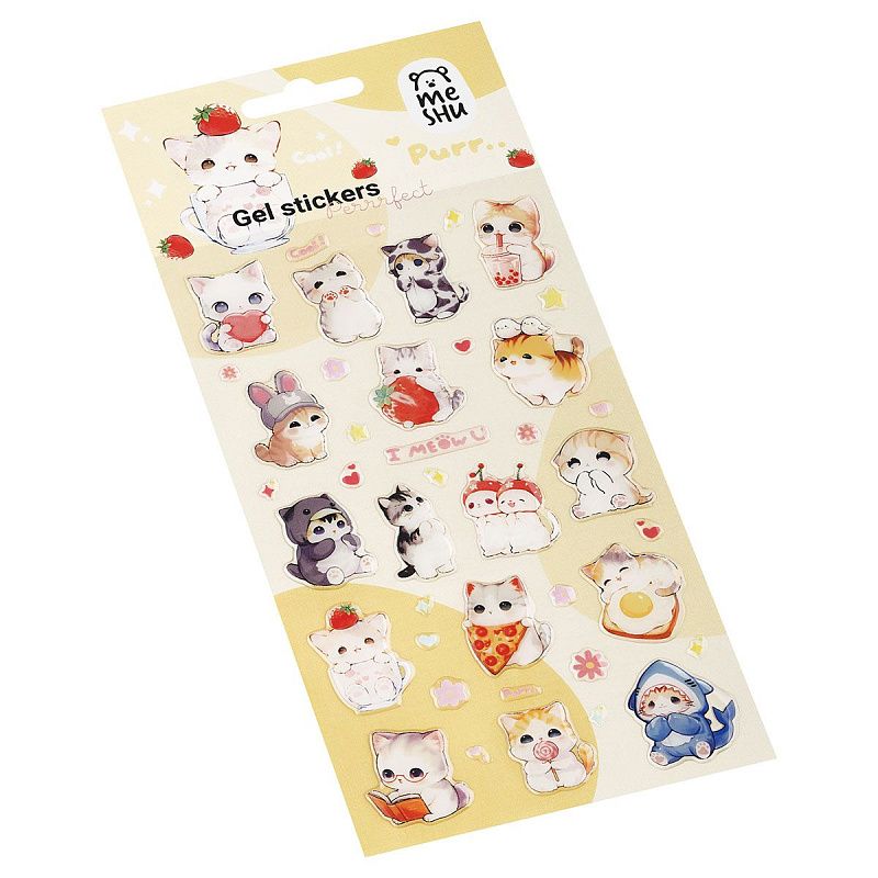 Наклейки гелевые MESHU  "Perrrfect" , 10*23см, инд. уп., европодвес