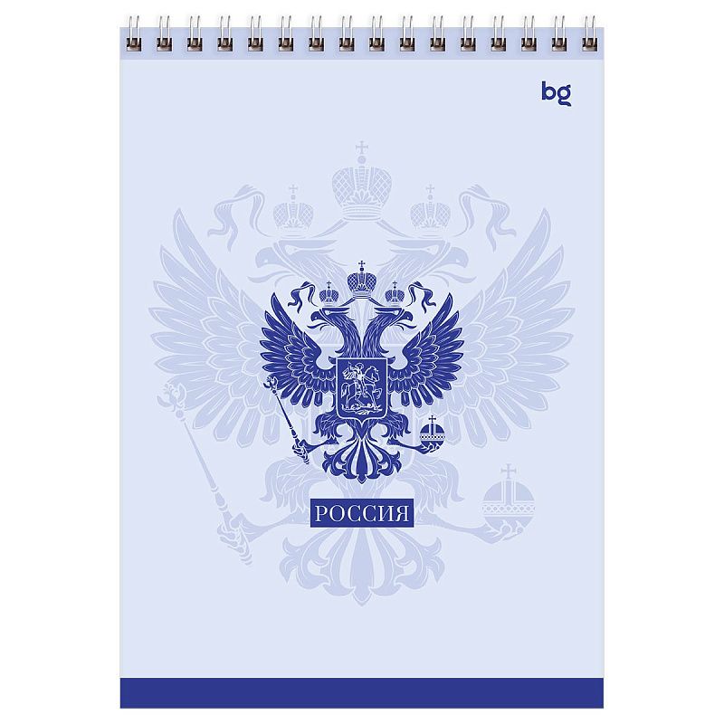 Блокнот А5 80л. на гребне BG "Pet and red", твердая подложка