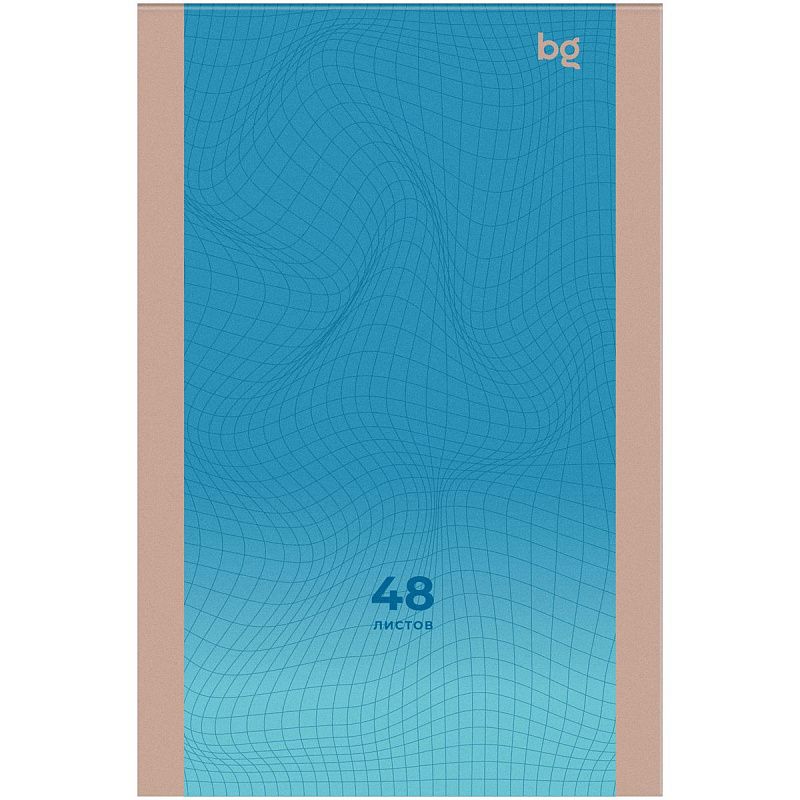 Блокнот А6 48л. на скрепке BG "Моноколор"