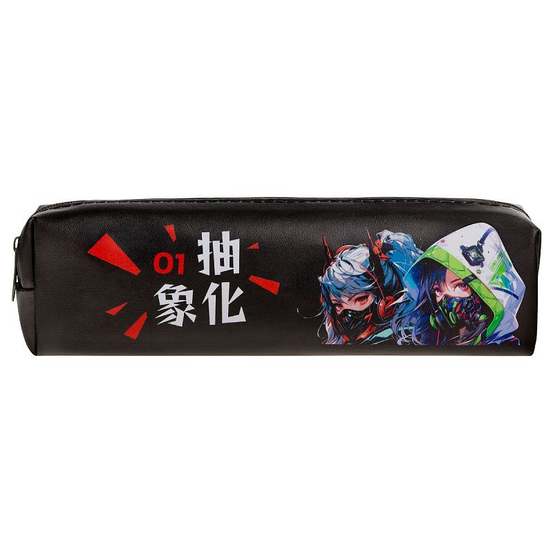 Пенал мягкий 200*55*40 MESHU "Anime", искусственная кожа 