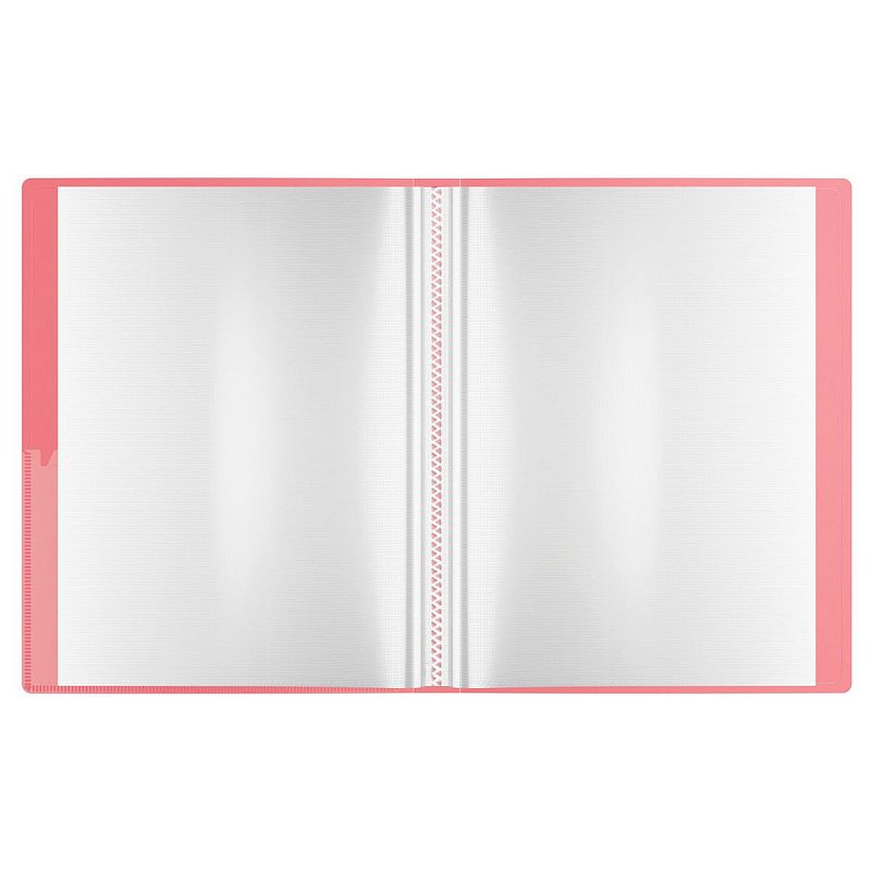 Папка с 40 вкладышами Berlingo "Your Way" А4, 24мм, 600мкм, коралловая, с внутр. карманом 