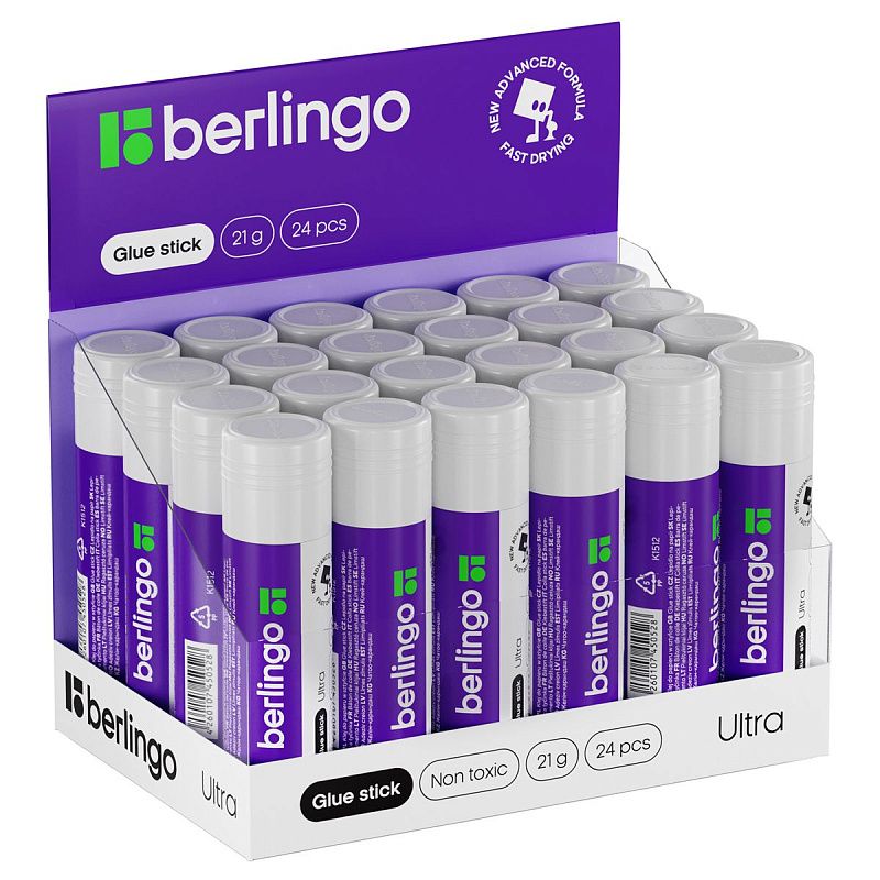 Клей-карандаш Berlingo "Ultra", 21г, ПВП