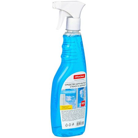 Средство для мытья стекол и зеркал OfficeClean "После дождя" с нашатырным спиртом, 500мл, с курком, 246209/П 