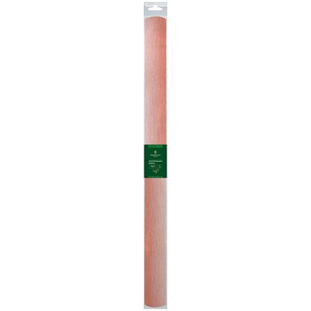 Бумага крепированная Greenwich Line, 50*250см, 32г/м2, персиковая, в рулоне, пакет с европодвесом