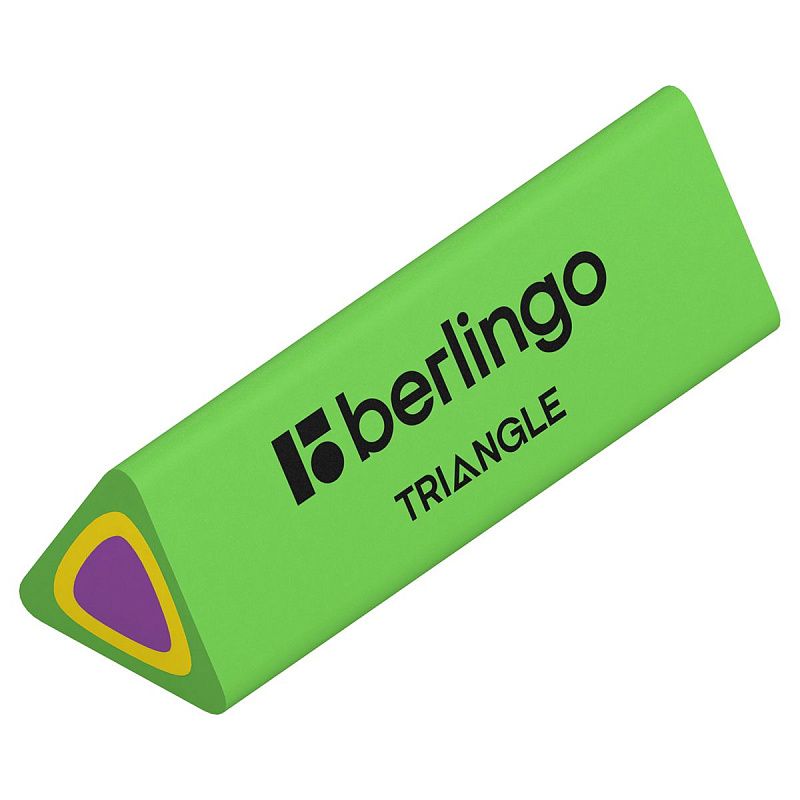 Ластик Berlingo "Triangle", треугольный, термопластичная резина, 44*15*15мм 
