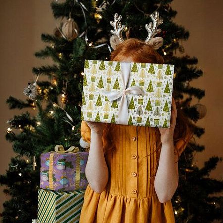 Бумага упаковочная новогодняя НАБОР 3 шт. "NY Pattern", С ЭФФЕКТАМИ, 70х100 см, ЗОЛОТАЯ СКАЗКА, 592187