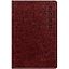 Телефонная книга А7, 64л., кожзам, BG "Nebraska. Dark red", с вырубкой